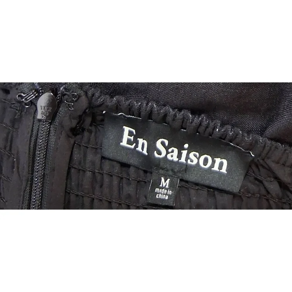 En saison womens medium maxi dress floral pink black boho sweetheart neckline